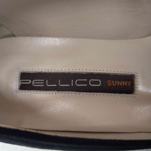 ペリーコ PELLICO スエード チャンキーヒール ラウンドトゥ レディース 35