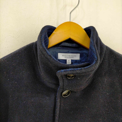 ビューティーアンドユースユナイテッドアローズ BEAUTY & YOUTH UNITED ARROWS ダブルフェイス メルトン スタンドカラー コート メンズ JPN:M