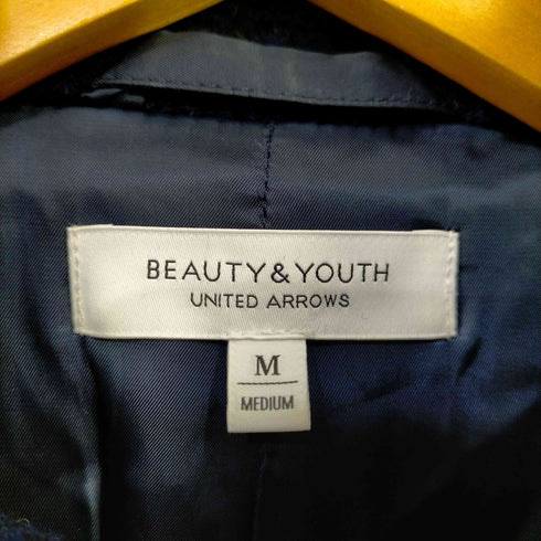ビューティーアンドユースユナイテッドアローズ BEAUTY & YOUTH UNITED ARROWS ダブルフェイス メルトン スタンドカラー コート メンズ JPN:M