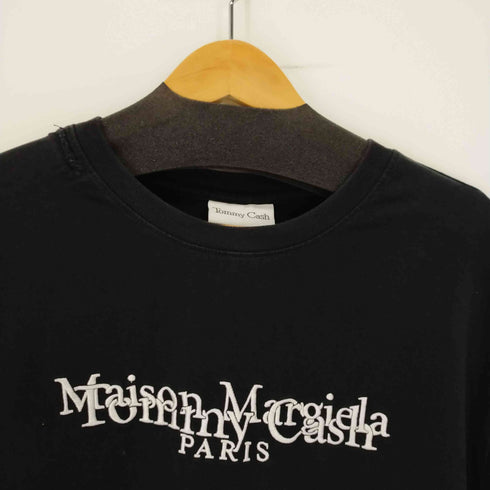 メゾンマルジェラ Maison Margiela TOMMY CASH ロゴ刺繍コットンクルーネックS/Sカットソー メンズ