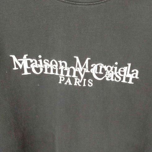 メゾンマルジェラ Maison Margiela TOMMY CASH ロゴ刺繍コットンクルーネックS/Sカットソー メンズ