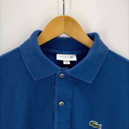 ラコステ LACOSTE ロゴ刺繍 鹿の子ポロシャツ メンズ JPN:M