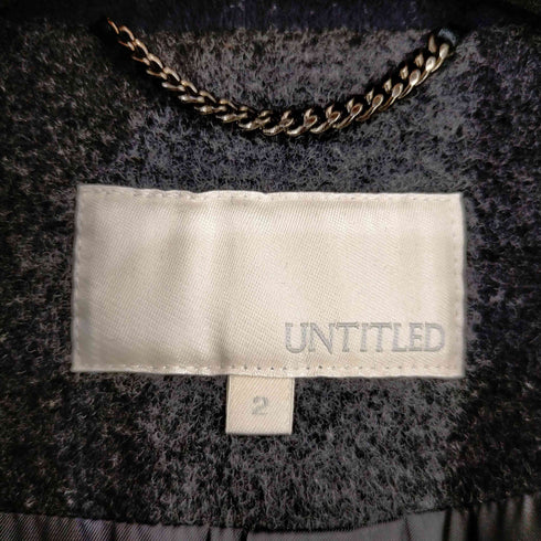 アンタイトル UNTITLED チェスターコート ダブル ウール ミドル レディース JPN:2
