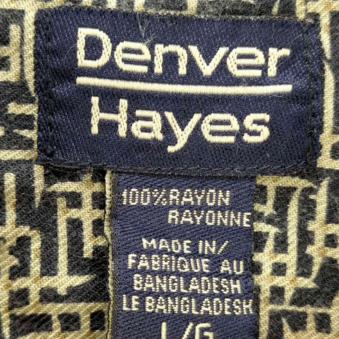 デンバーヘイズ Denver Hayes 総柄 半袖シャツ メンズ import:L