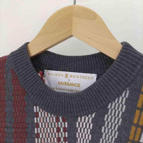 ネサンス NAISSANCE 21AW PATTERN KNIT BY MISON MONTAGT メンズ JPN:L