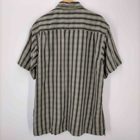 DAUID JAYLOR ストライプ柄 半袖シャツ メンズ import:XL