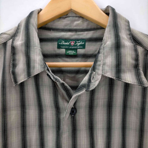 DAUID JAYLOR ストライプ柄 半袖シャツ メンズ import:XL