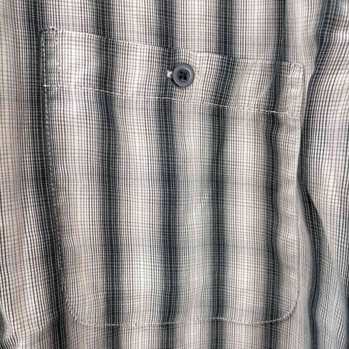 DAUID JAYLOR ストライプ柄 半袖シャツ メンズ import:XL