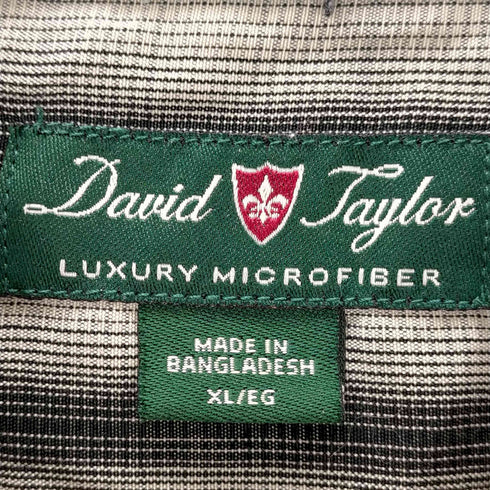 DAUID JAYLOR ストライプ柄 半袖シャツ メンズ import:XL