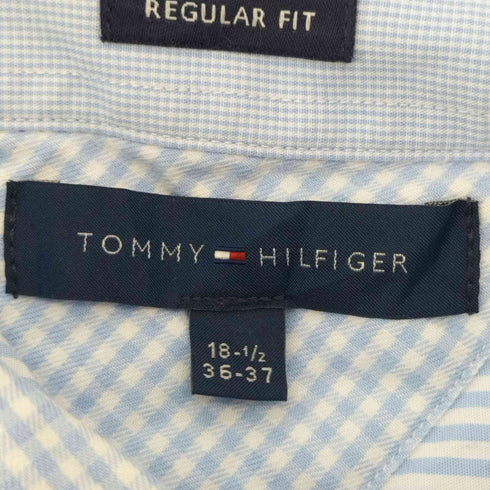 トミーヒルフィガー TOMMY HILFIGER REGULAR FIT チェック柄 L/S ボタンダウン シャツ メンズ 18-1/2
