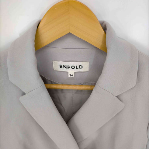 エンフォルド ENFOLD ダブルクロスフレアコート レディース JPN:36