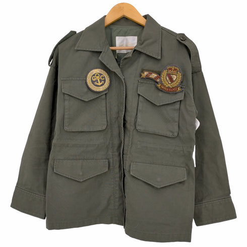 グレースクラス Grace Class 21AW エンブレム付ミリタリージャケット レディース JPN:36