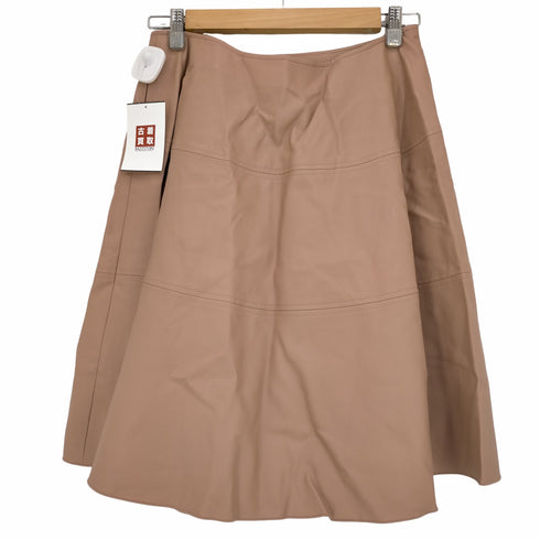 フォクシーニューヨーク FOXEY NEW YORK Circular Flare Skirt フェイクレザースカート レディース 40