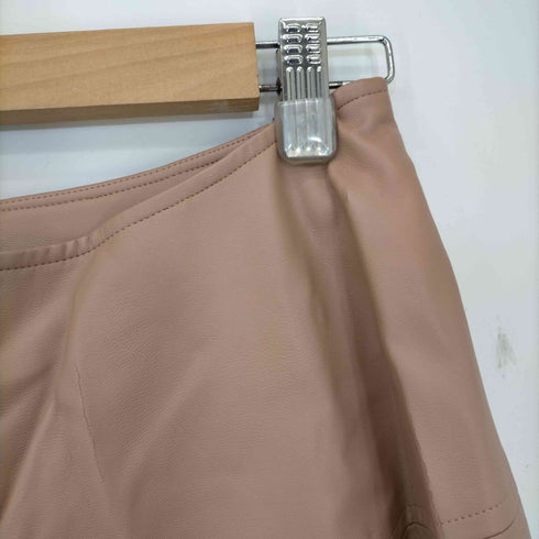 フォクシーニューヨーク FOXEY NEW YORK Circular Flare Skirt フェイクレザースカート レディース 40
