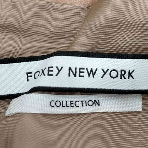 フォクシーニューヨーク FOXEY NEW YORK Circular Flare Skirt フェイクレザースカート レディース 40