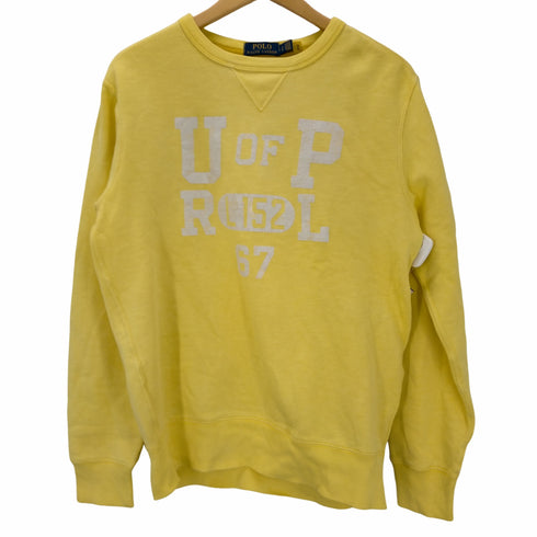 ポロラルフローレン POLO RALPH LAUREN フィリピン製 プリント Vガゼット スウェット メンズ SP