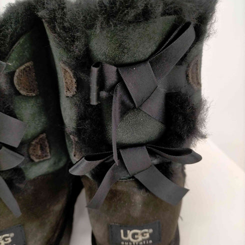 アグ UGG MINI BAILEY BOW ショートブーツ ボア レースアップ レディース JPN:23