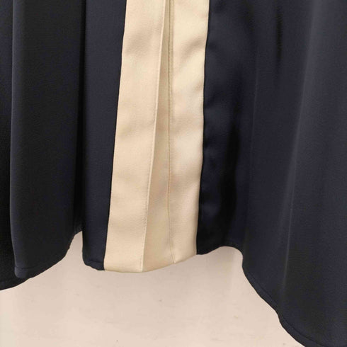 トナル TONAL バイカラー S/S サテン ワンピース レディース JPN:36