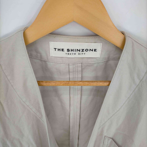 ザシンゾーン THE Shinzone 18SSTOKYO CITY ノーカラ ロングコート レディース 36