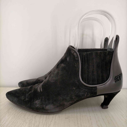 ロシェヴィヴィエ Roger Vivier ヒールブーティ ブーツ サイドゴア スエード レディース 35.5