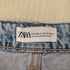 ザラ ZARA RHINESTONE TRF WIDE LEG JEANS レディース 40