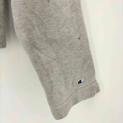 チャンピオン Champion 復刻 単色タグ プリント プルオーバー フーディ 短丈 レディース import:S
