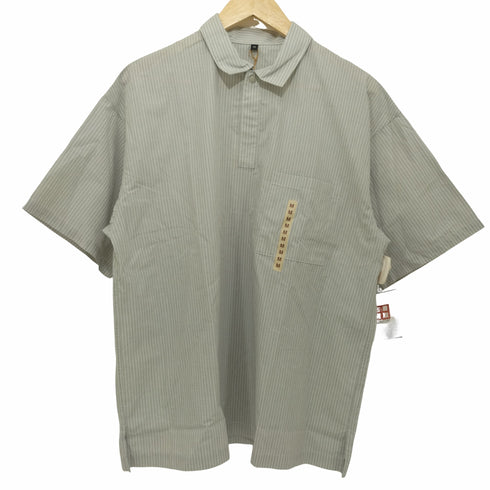 ムジルシリョウヒン 無印良品 涼感 半袖布帛ポロシャツ メンズ JPN:M