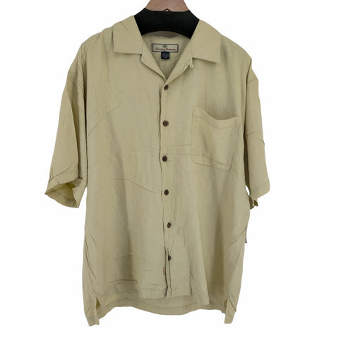 トミーバハマ Tommy Bahama RELAX シルク Copyrighted Print オープンカラー S/S シャツ メンズ import:L