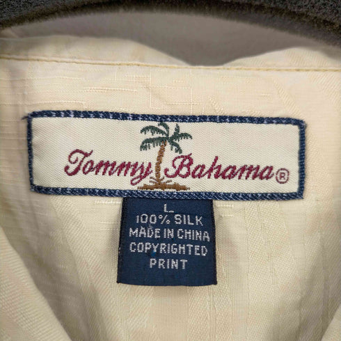 トミーバハマ Tommy Bahama RELAX シルク Copyrighted Print オープンカラー S/S シャツ メンズ import:L