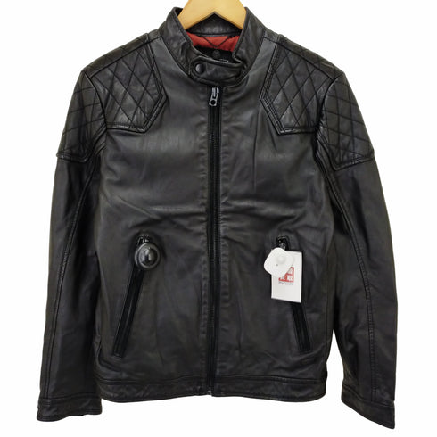 ディーゼル DIESEL キルティング切替レザージャケット メンズ S