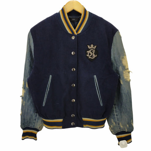 ディーゼル DIESEL デニム切替スタジアムジャンパー レディース XS