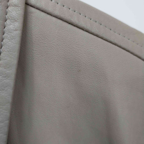 バーバリーブラックレーベル BURBERRY BLACK LABEL 裏地ノバチェック柄シングルレザージャケット メンズ L