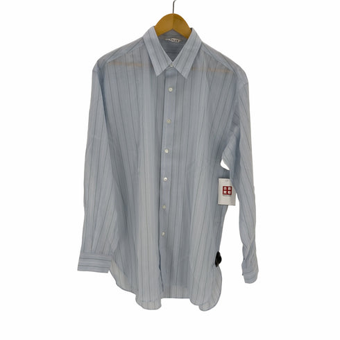 オーラリー AURALEE HARD TWIST FINX ORGANDY STRIPE SHIRT メンズ JPN:4
