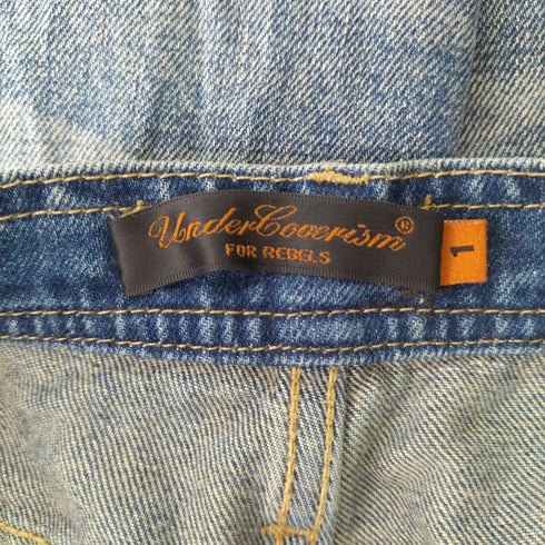 アンダーカバーイズム UNDERCOVERISM 06SS T期 リペア加工デニムパンツ KLAUS WAHNFRIBDEN メンズ JPN:1