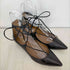 アクアズーラ AQUAZZURA レースアップ レザーパンプス レディース JPN:23.5
