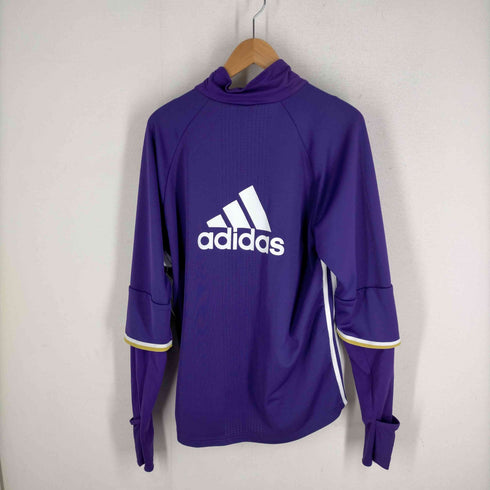 アディダス adidas サムホール付き フットボールシャツ サッカーシャツ メンズ JPN:L