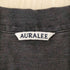 オーラリー AURALEE SELVEDGE SUPER LIGHT DENIM HALF SLEEVED SHIRT メンズ JPN:4