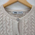 ザラ ZARA ビジューボタン ニットカーディガン レディース import:S