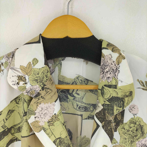 CRIBIA 総柄 ブラウス シャツ レディース