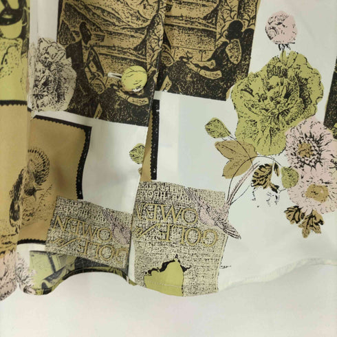 CRIBIA 総柄 ブラウス シャツ レディース