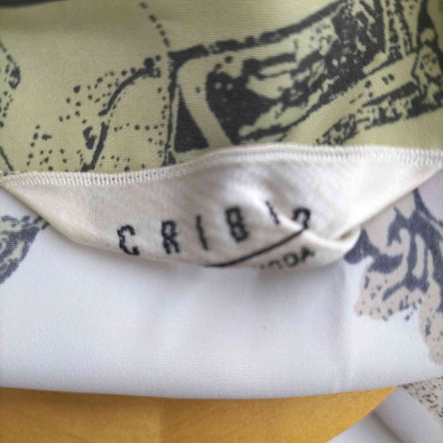 CRIBIA 総柄 ブラウス シャツ レディース