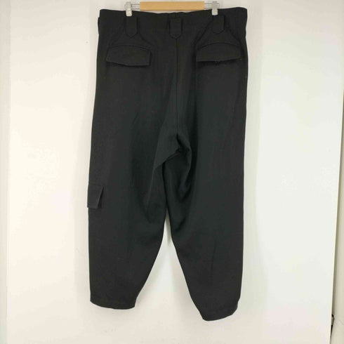 ヨウジヤマモトプールオム Yohji Yamamoto POUR HOMME WOOL TUXEDO SIDE FLAP POCKET PANTS メンズ JPN:2