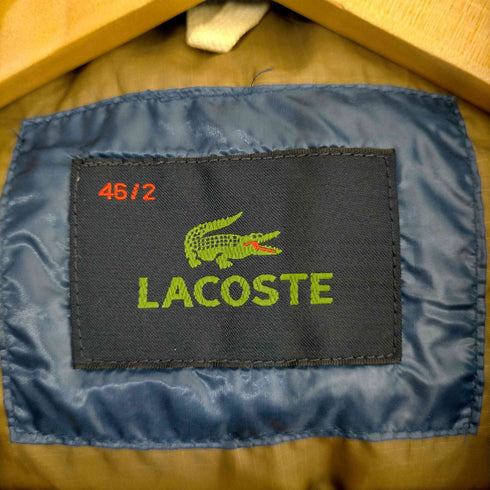ラコステ LACOSTE ダウンジャケット ミドル ハイネック ジップアップ ナイロン メンズ FR:46