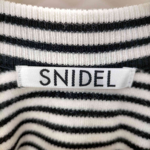 スナイデル snidel 22SS コルセットデザインニットプルオーバー レディース ONE SIZE