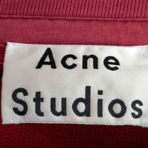 アクネストゥディオズ ACNE STUDIOS AS刺繍 クルーネックスウェット プルオーバー レディース import:XS
