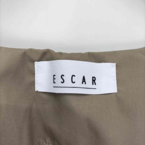 ESCAR ギャザースリーブVネックワンピース レディース FREE