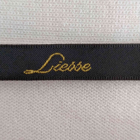 リエス Liesse 袖リブ 肩ボタン ボーダーカットソー レディース