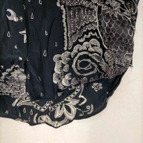 ディーゼル DIESEL 花柄 レーヨンスナップボタンL/S シャツ レディース