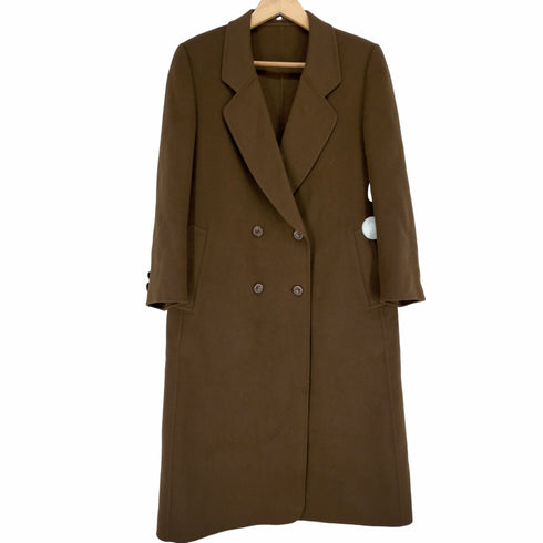 バーバリーズ BURBERRYS WOOL&CASHMERE 2Bダブルチェスターコート レディース 7AR