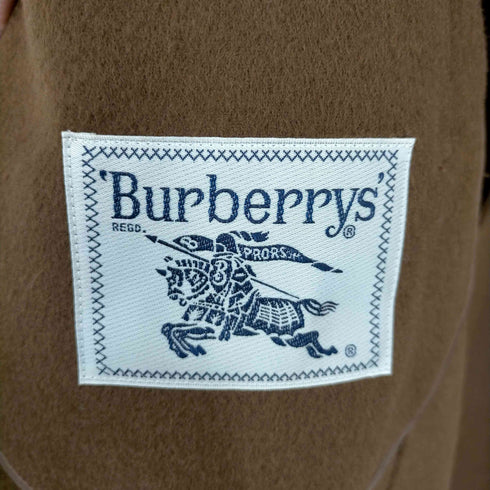 バーバリーズ BURBERRYS WOOL&CASHMERE 2Bダブルチェスターコート レディース 7AR